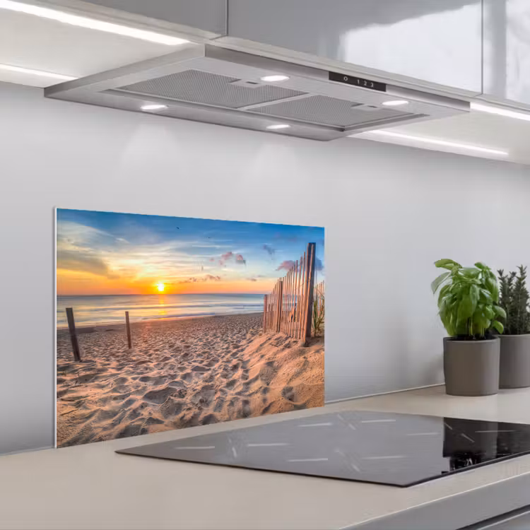 Salpicaderos de cocina - Luz matinal junto al mar — 1