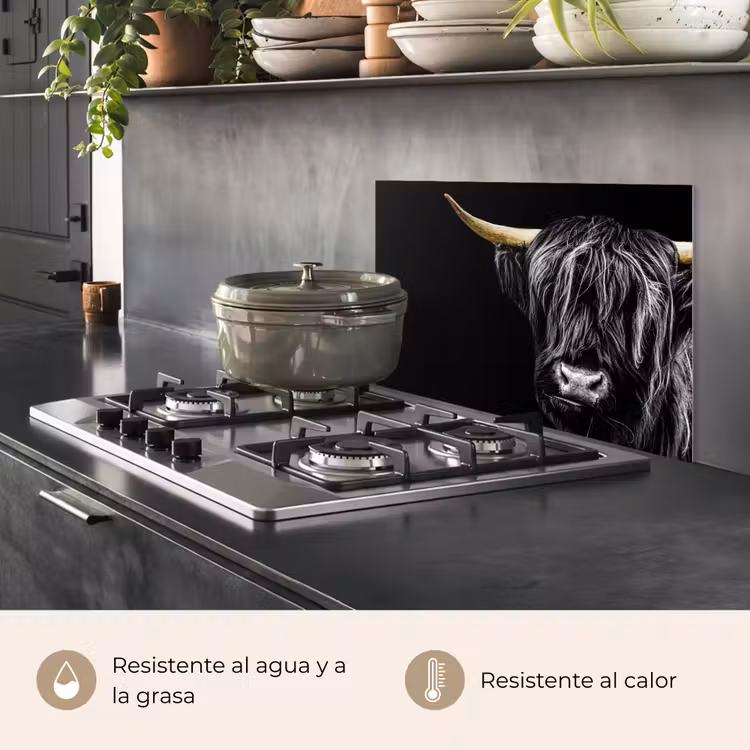 Salpicaderos de cocina - Misterio en negro y oro — 2