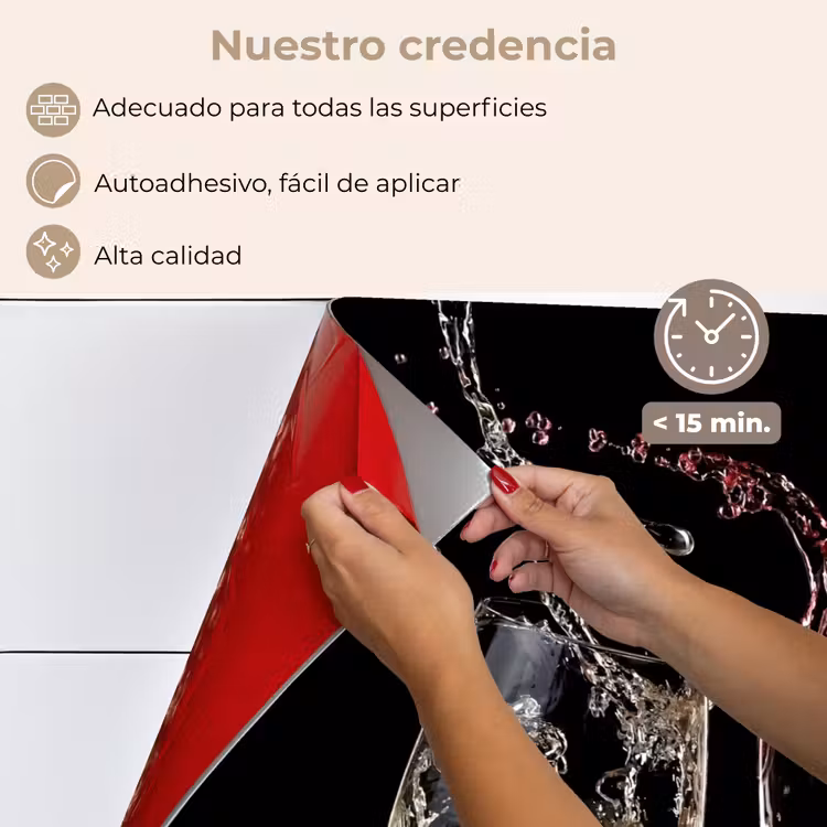 Salpicaderos de cocina - Aumentar el contraste — 4