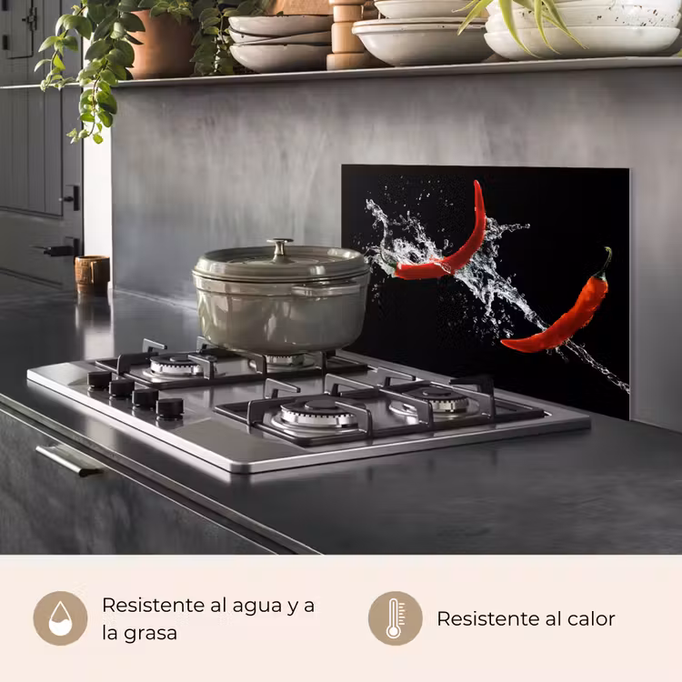 Salpicaderos de cocina - Baile de los Chili's — 2