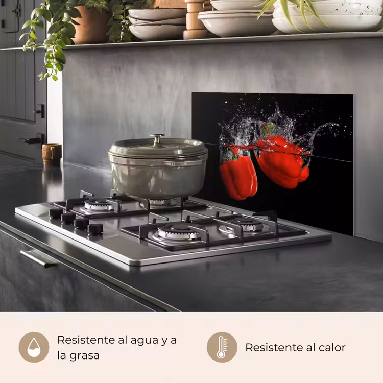 Salpicaderos de cocina - Furia roja bajo el agua — 2