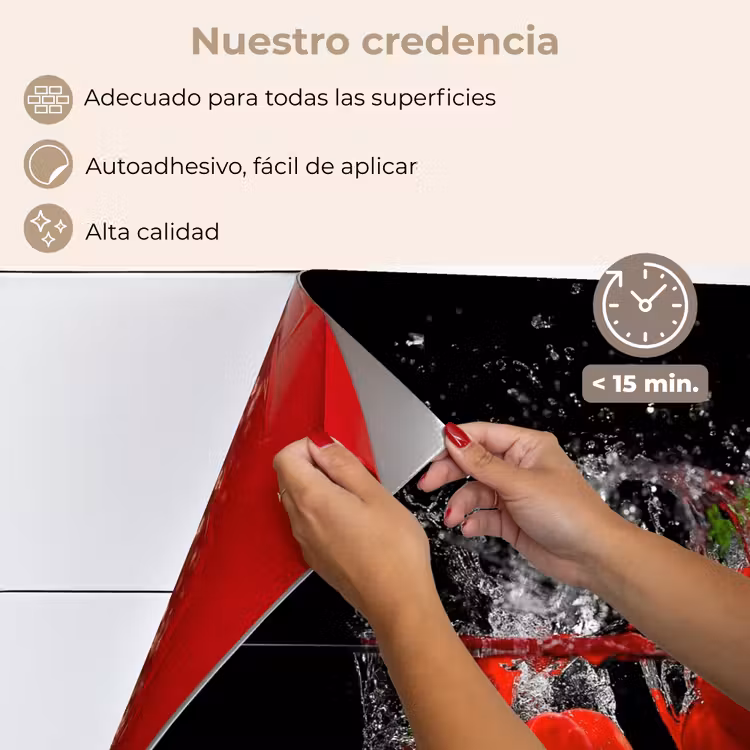 Salpicaderos de cocina - Furia roja bajo el agua — 4