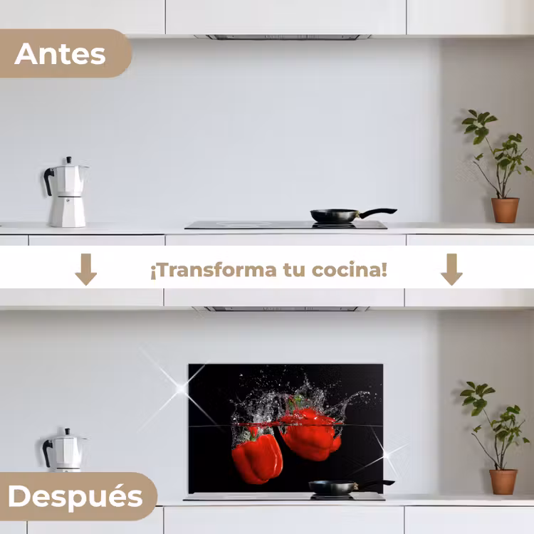 Salpicaderos de cocina - Furia roja bajo el agua — 7
