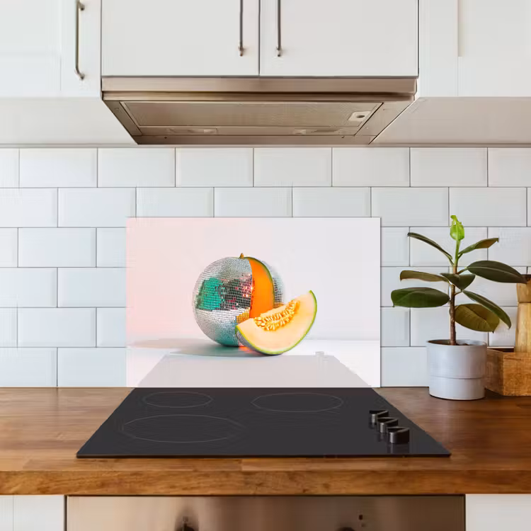 Salpicaderos de cocina - Disco - Discoball - Melón - Pastel — 3