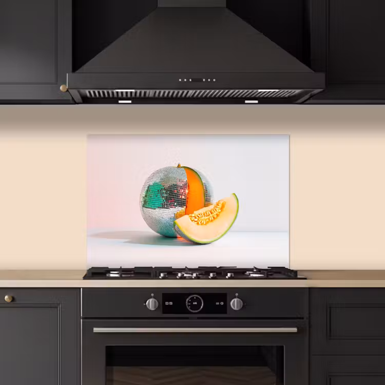 Salpicaderos de cocina - Disco - Discoball - Melón - Pastel — 5