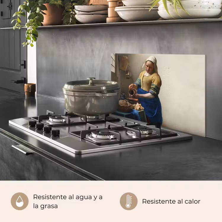 Salpicaderos de cocina - La lechera - Arte - Viejos maestros - Vermeer — 2
