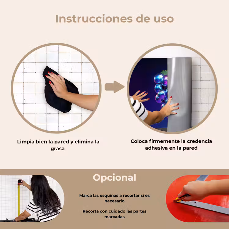 Salpicaderos de cocina - Morado - Disco - Fiesta - Uva — 6
