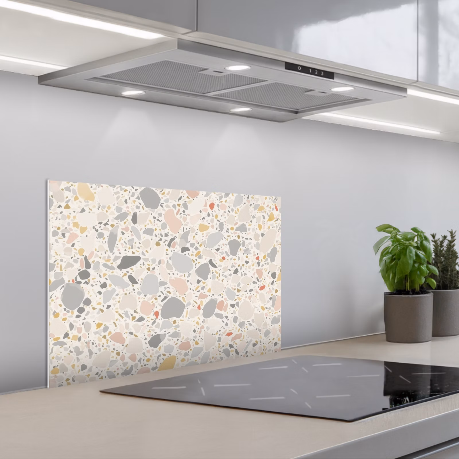 Salpicaderos de cocina - Motivos - Luz - Terrazo - Decoración — 1