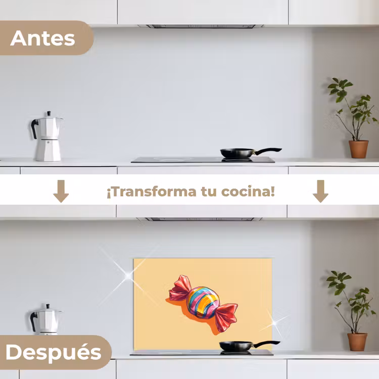 Salpicaderos de cocina - Amarillo - Caramelo - Color — 7