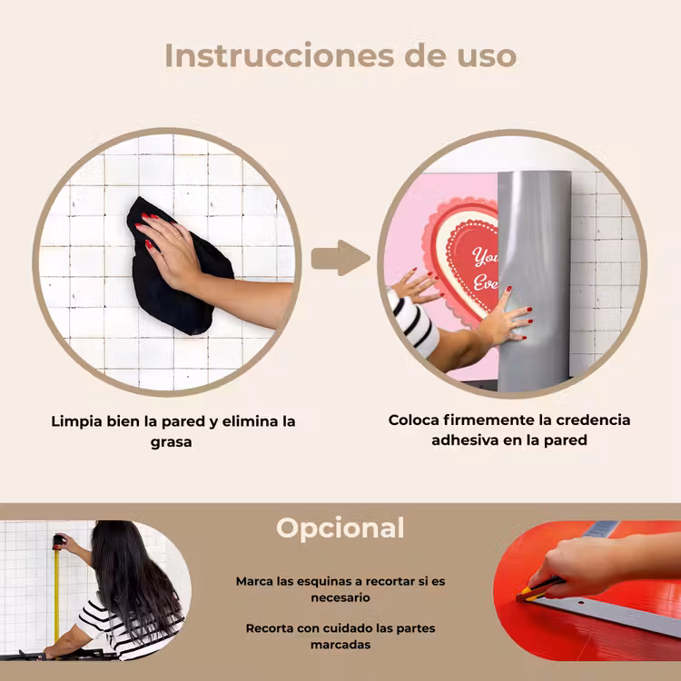 Salpicaderos de cocina - Amor - Corazón - San Valentín — 6
