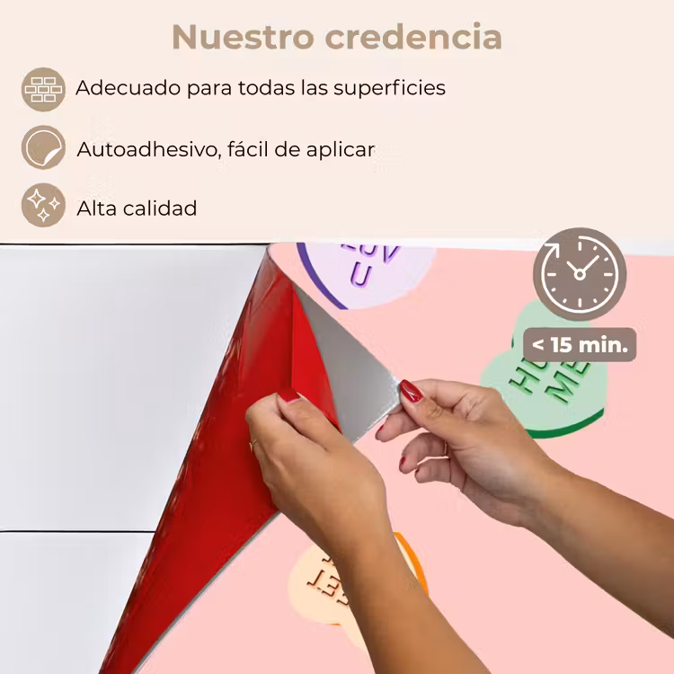 Salpicaderos de cocina - Corazón - Caramelo - Pastel - Texto — 4