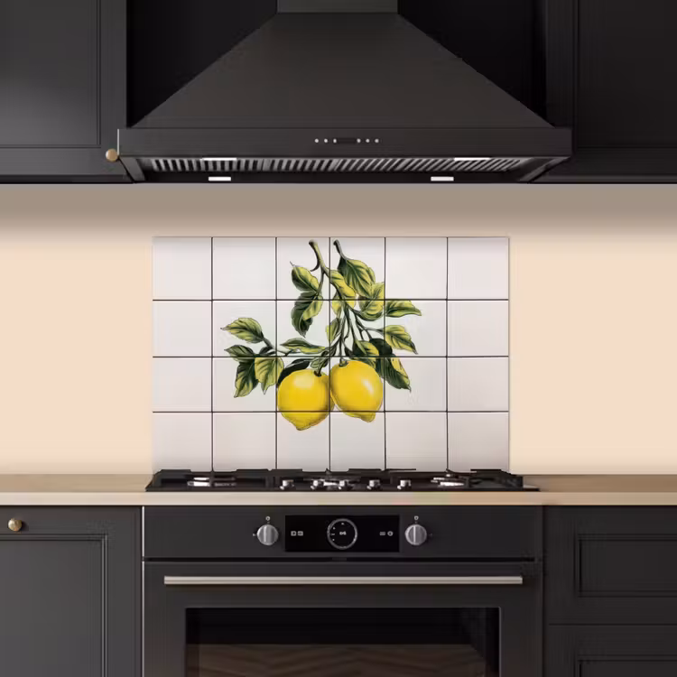 Salpicaderos de cocina - Limón - Decoración - Ramas — 5