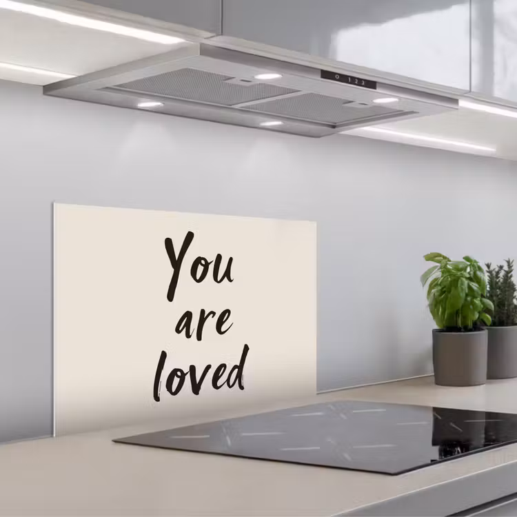 Salpicaderos de cocina - Minimalista - Beige - Love — 1