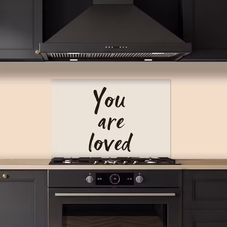 Salpicaderos de cocina - Minimalista - Beige - Love — 5