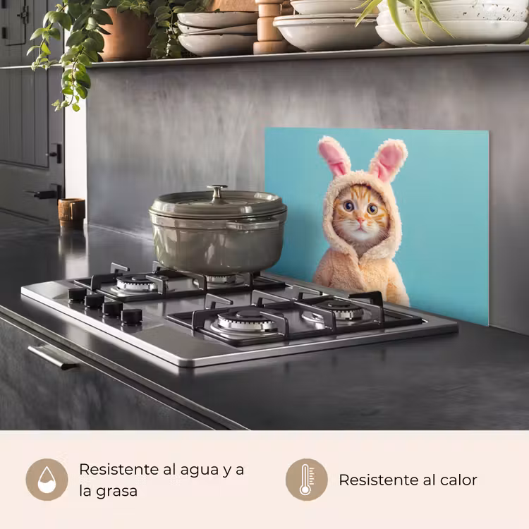 Salpicaderos de cocina - Conejo de Pascua - Gato - Disfraz — 2