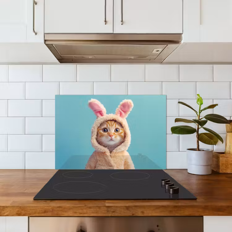 Salpicaderos de cocina - Conejo de Pascua - Gato - Disfraz — 3