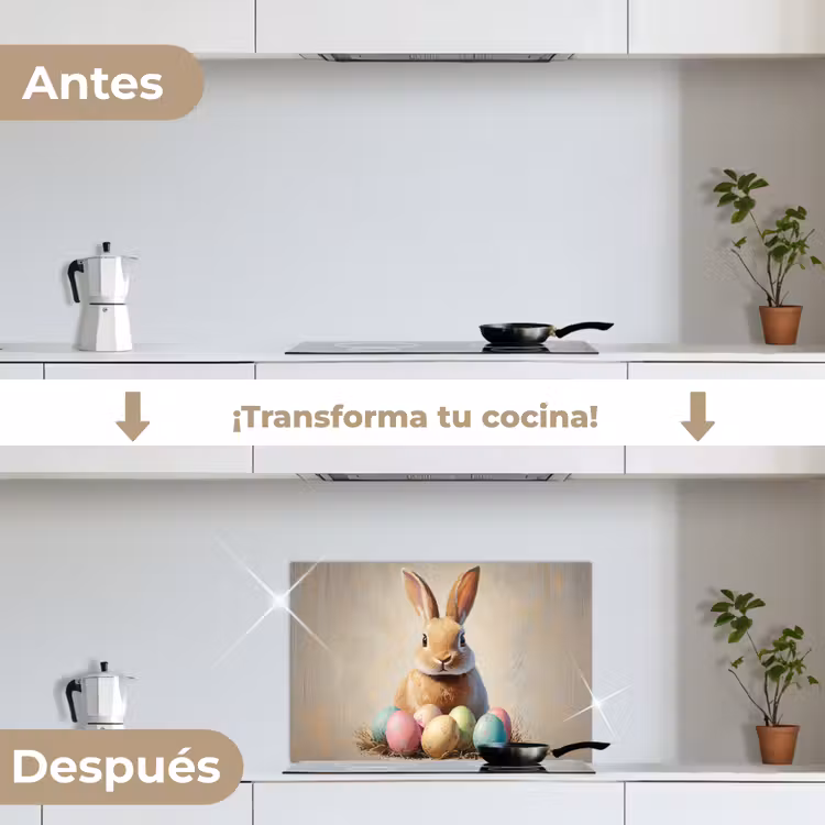 Salpicaderos de cocina - Conejo de Pascua - Pastel - Huevos — 7