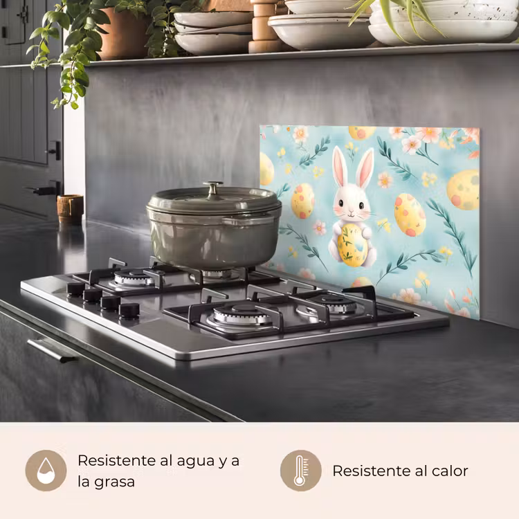 Salpicaderos de cocina - Conejo - Huevos - Ramas — 2