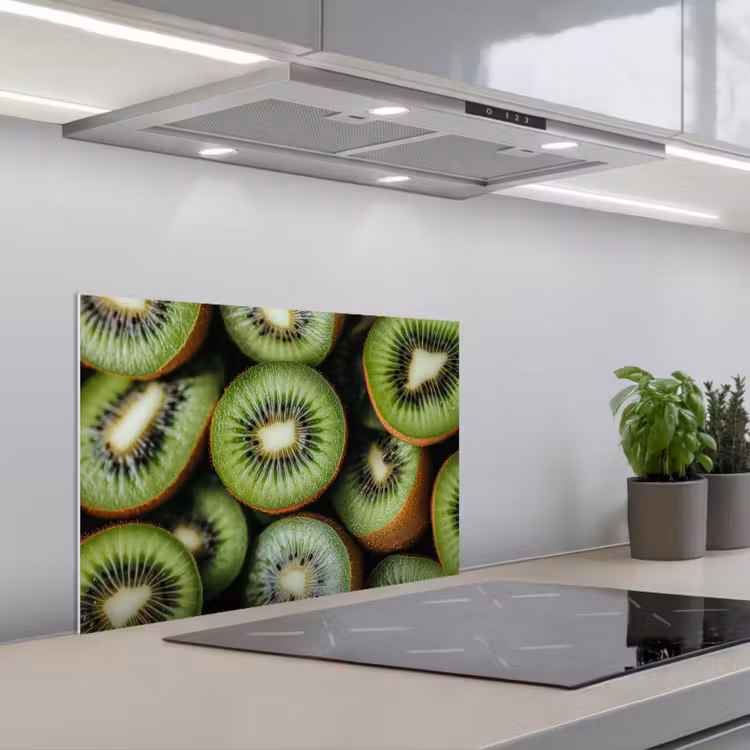 Salpicaderos de cocina - Kiwi - Fruta - Verde — 1