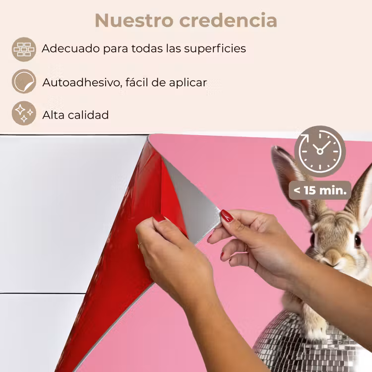 Salpicaderos de cocina - Liebre - Arco -Bola de discoteca — 4