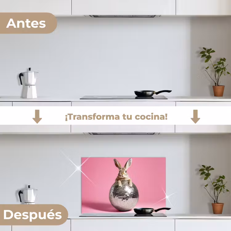 Salpicaderos de cocina - Liebre - Arco -Bola de discoteca — 7