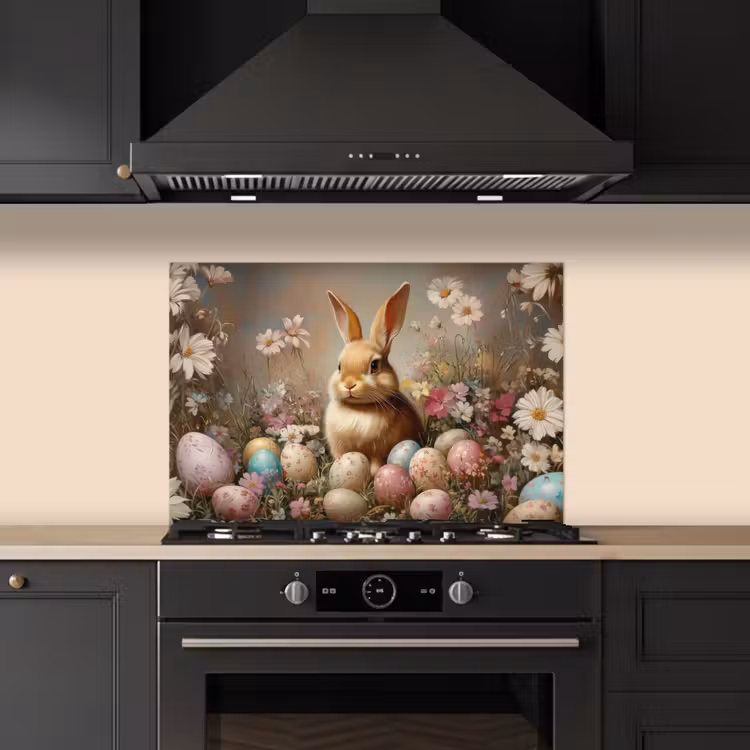 Salpicaderos de cocina - Conejo de Pascua - Primavera - Huevos de Pascua — 5