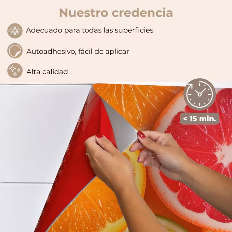 Salpicaderos de cocina - Fruta - Colorido - Primer plano — 4