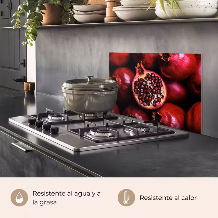 Salpicaderos de cocina - Granada - Roja - Fruta — 2
