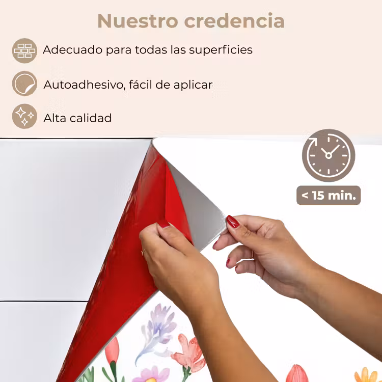 Salpicaderos de cocina - Jardín de flores - Colorido - Huevos — 4