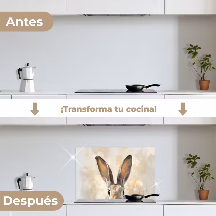 Salpicaderos de cocina - Liebre - Orejas - Marrón — 7