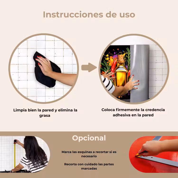 Salpicaderos de cocina - Aceite de oliva - Graffiti - Pimienta - Aceitunas - Moderno — 6
