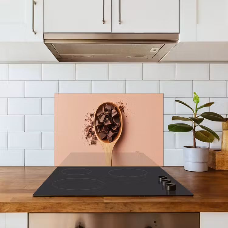 Salpicaderos de cocina - Chocolate - Madera - Cuchara — 3