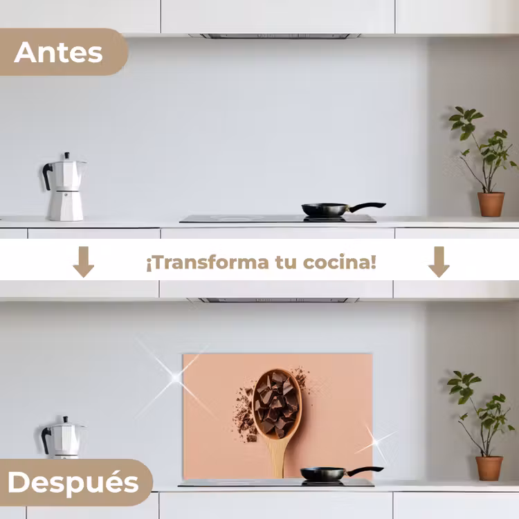 Salpicaderos de cocina - Chocolate - Madera - Cuchara — 7