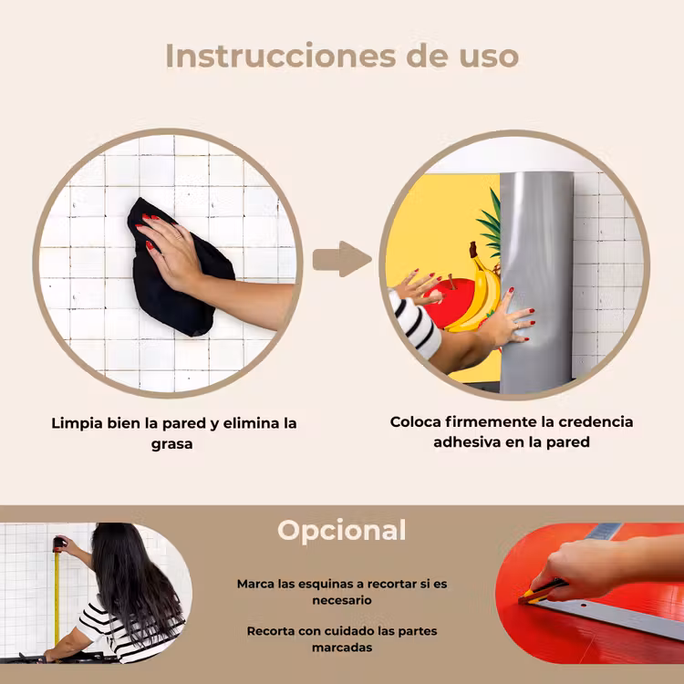 Salpicaderos de cocina - Frutas - Ilustración - Colorido — 6