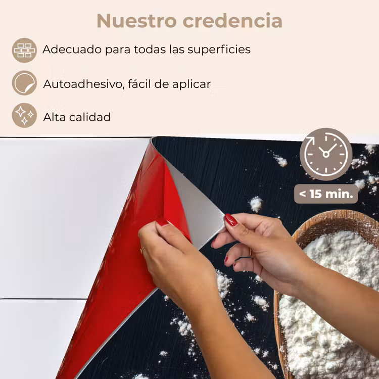 Salpicaderos de cocina - Harina - Madera - Cuchara — 4