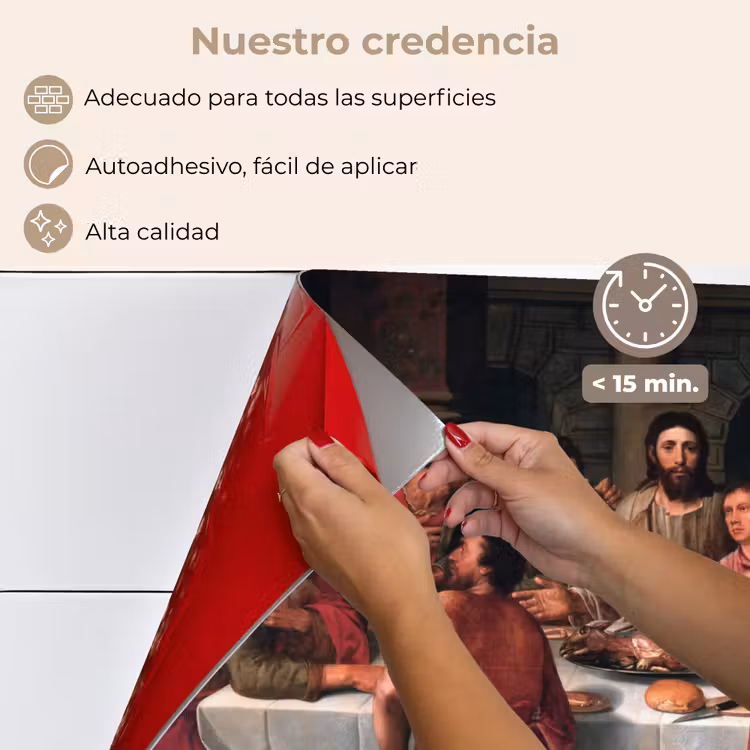 Salpicaderos de cocina - La Última Cena - Pintura de Willem Key — 4