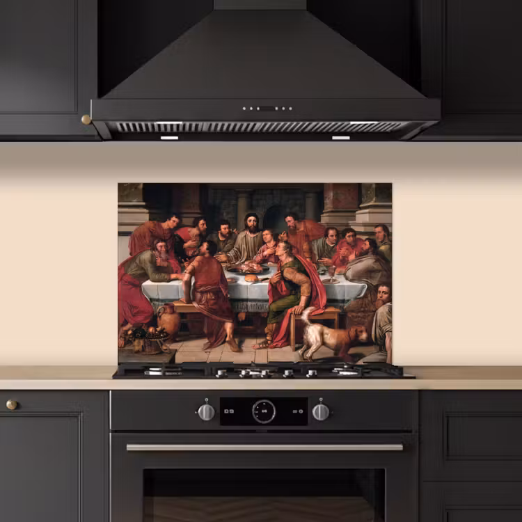 Salpicaderos de cocina - La Última Cena - Pintura de Willem Key — 5