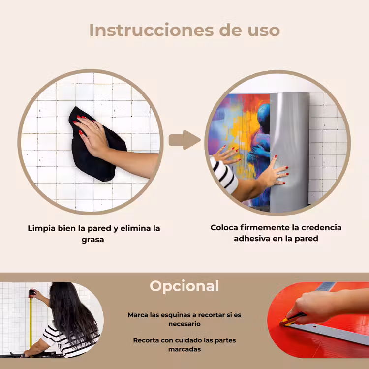 Salpicaderos de cocina - Abrazar - Cuerpos - Morado — 6