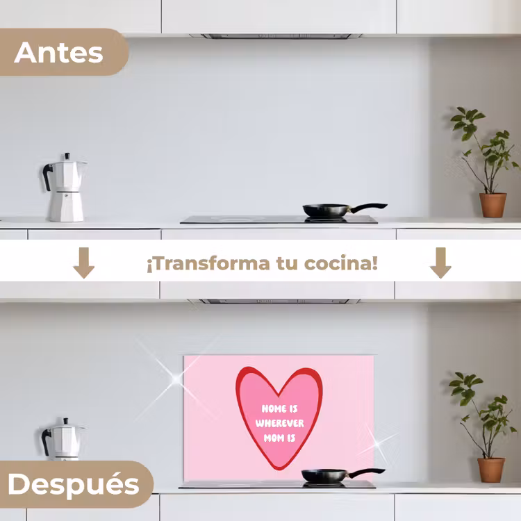Salpicaderos de cocina - Cita - Madre - Rosa — 7