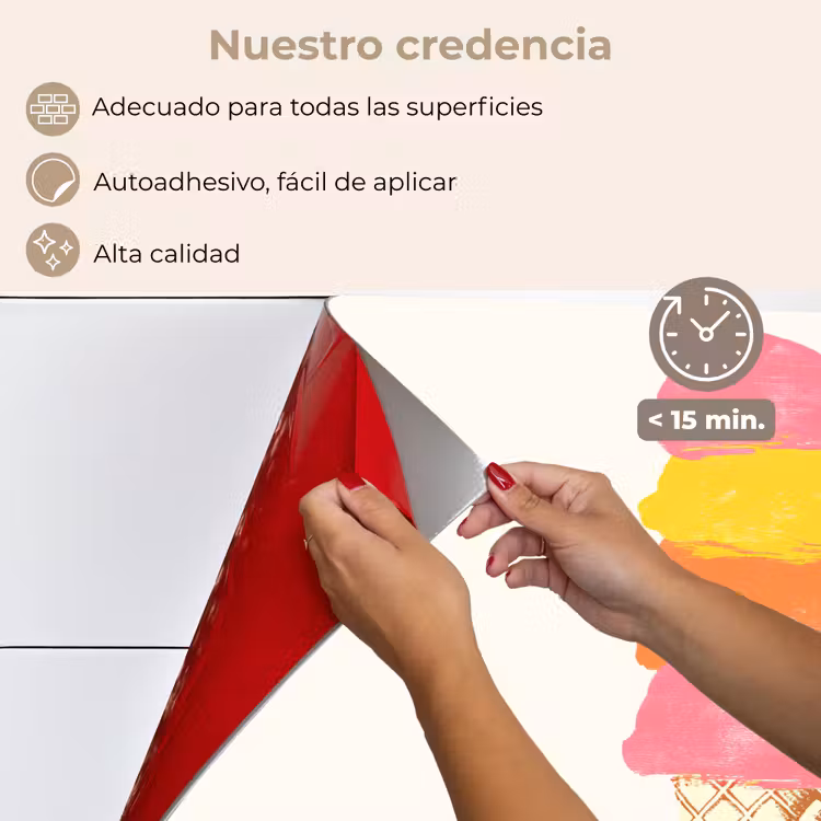 Salpicaderos de cocina - Pala de helado - Cuernos - Ilustración - Minimalista — 4