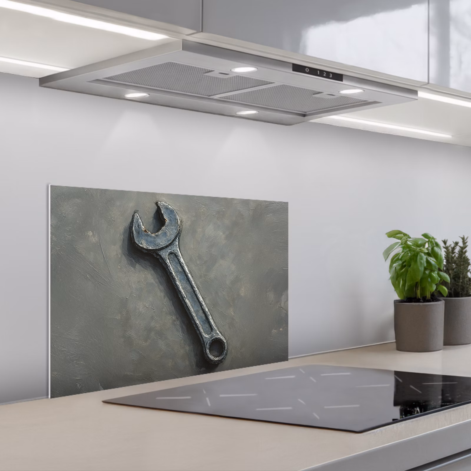 Salpicaderos de cocina - Llave inglesa - Pintura - Herramientas - Pintura — 1