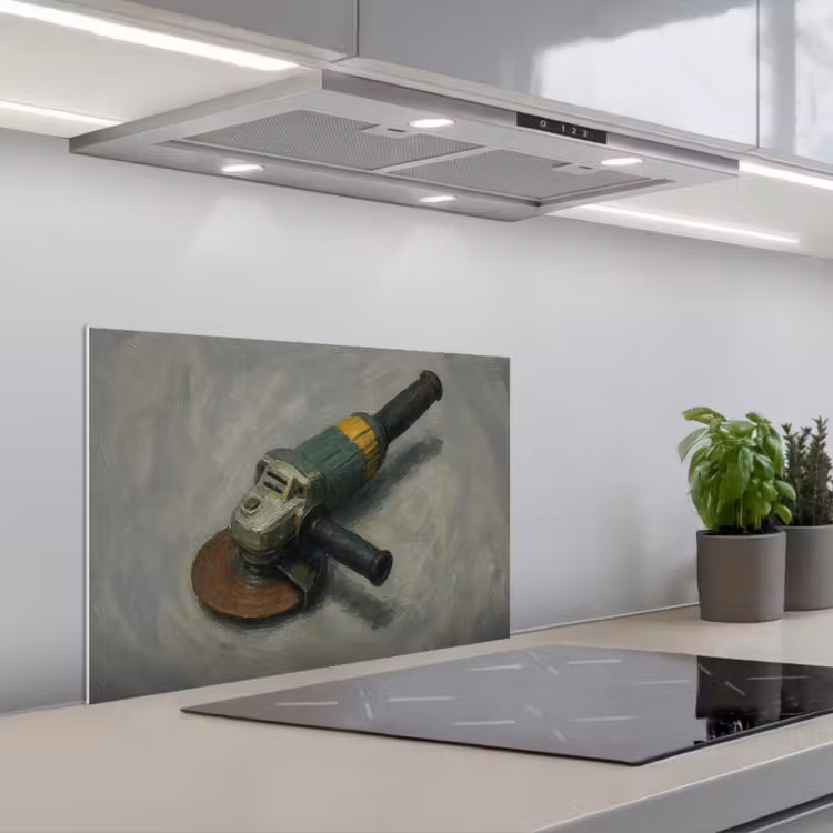 Salpicaderos de cocina - Amoladora angular - Pintura - Herramientas — 1