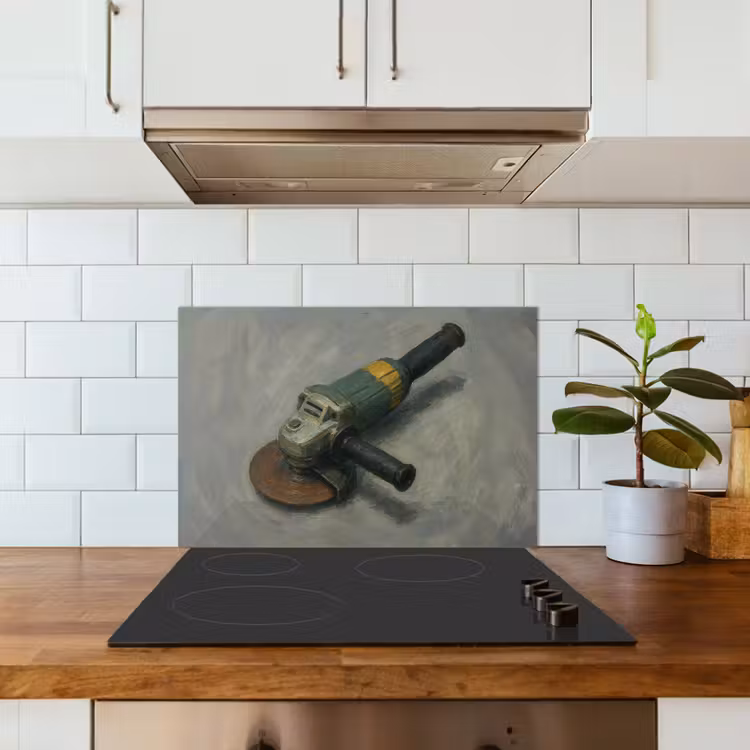 Salpicaderos de cocina - Amoladora angular - Pintura - Herramientas — 3