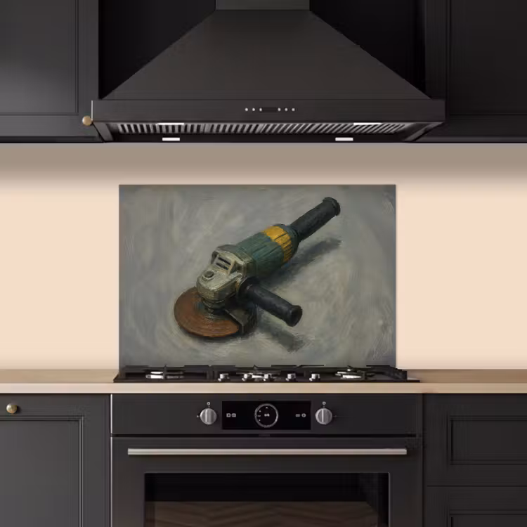 Salpicaderos de cocina - Amoladora angular - Pintura - Herramientas — 5