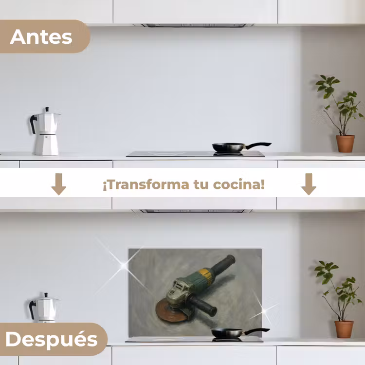 Salpicaderos de cocina - Amoladora angular - Pintura - Herramientas — 7