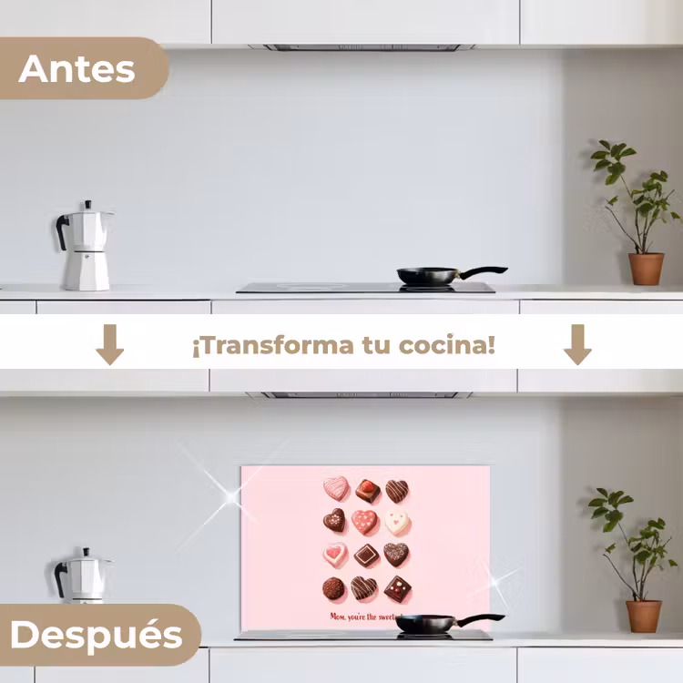 Salpicaderos de cocina - Bombones - Con forma de corazón - Dearest — 7