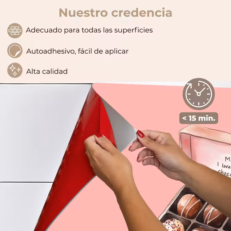 Salpicaderos de cocina - Caja - Bombones - Amar - Texto — 4