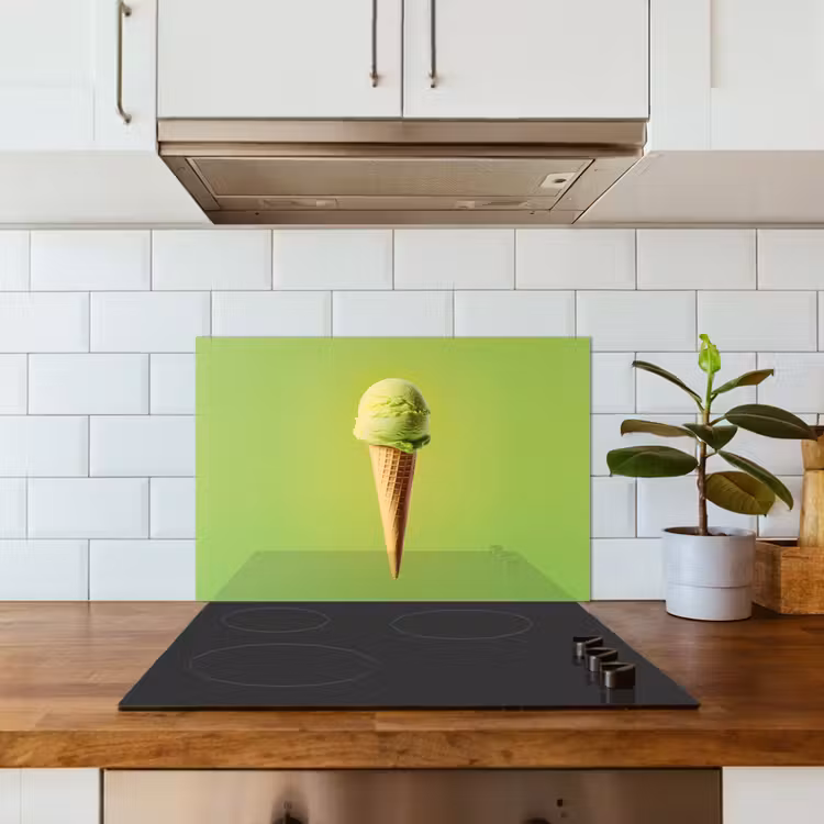 Salpicaderos de cocina - Cuerno - Pala de helado - Verde — 3
