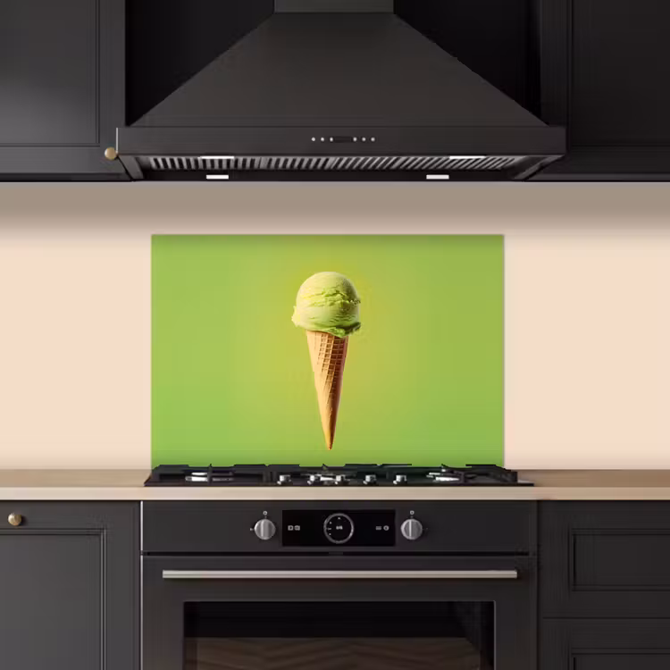 Salpicaderos de cocina - Cuerno - Pala de helado - Verde — 5