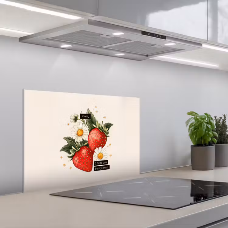 Salpicaderos de cocina - Fresas - Margaritas - Cita - Estrellas — 1
